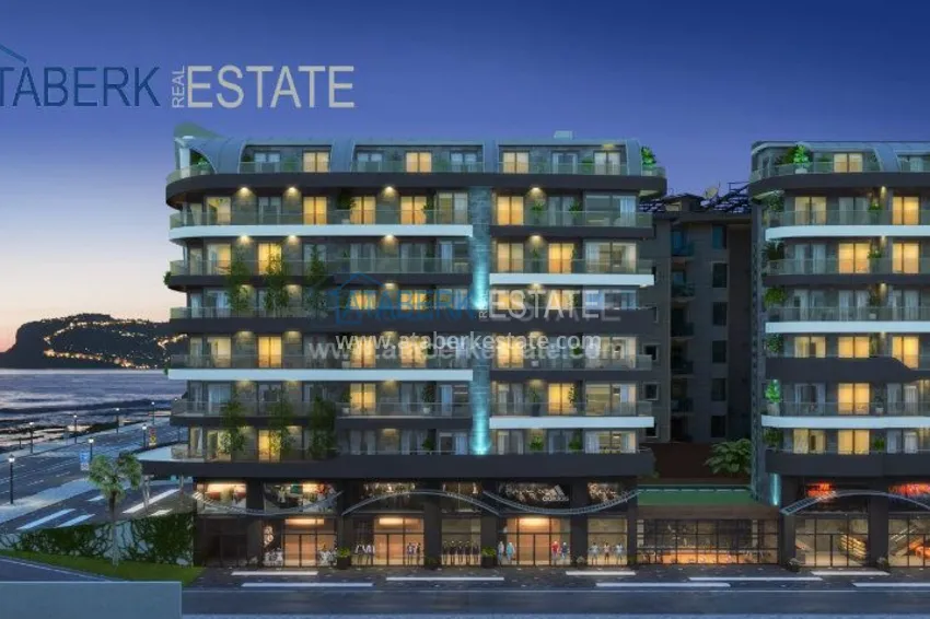 Elite beachfront residential complex in Alanya 5 