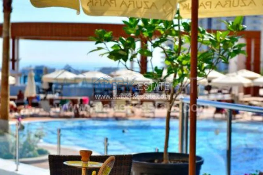 1+1 apartment in a luxury complex with a private beach 10 