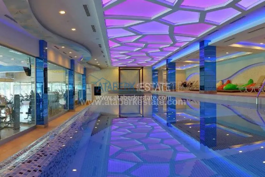 1+1 apartment in a luxury complex with a private beach 16 