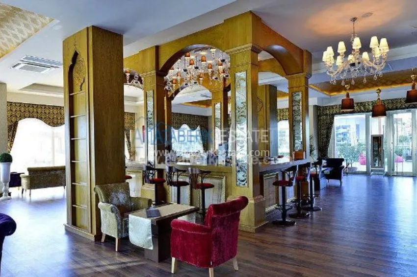 1+1 apartment in a luxury complex with a private beach 17 