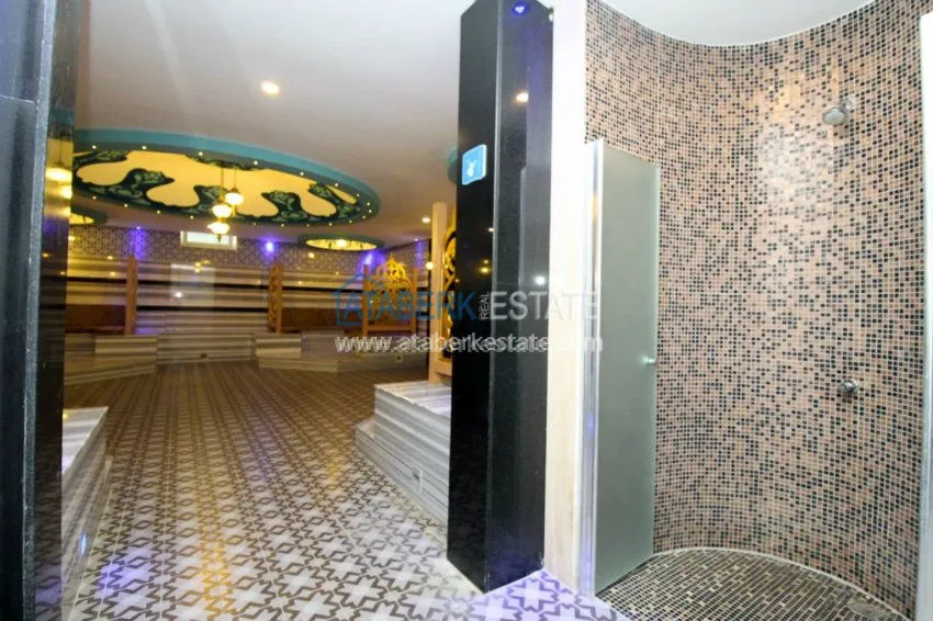 Furnished apartment on the Mediterranean coast in Oba 17 