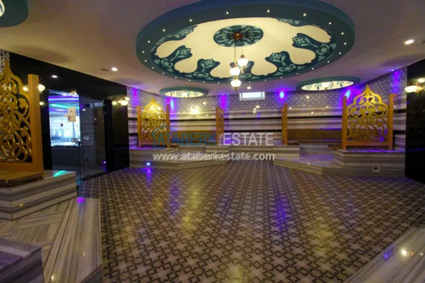 Furnished apartment on the Mediterranean coast in Oba 18 