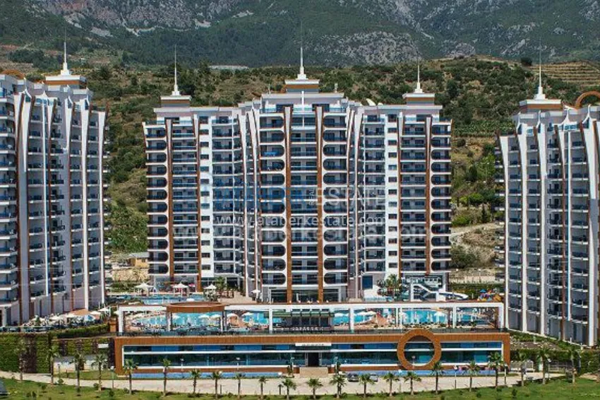 1+1 apartment in a luxury complex with a private beach 19 