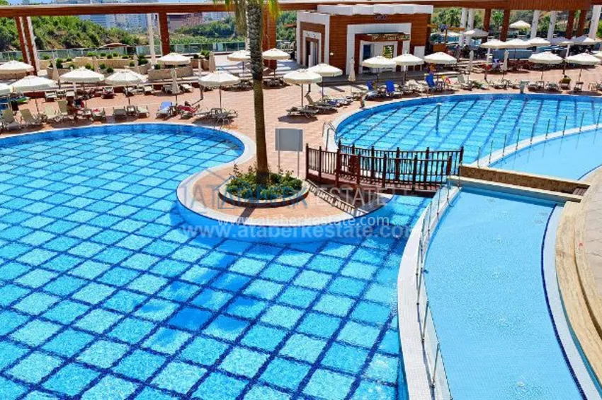 1+1 apartment in a luxury complex with a private beach 20 