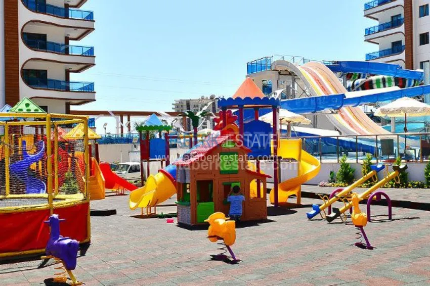 1+1 apartment in a luxury complex with a private beach 25 