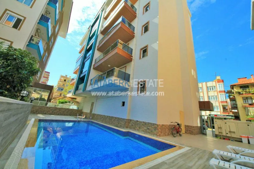 FURNISHED 2+1 APARTMENT IN THE CENTER OF ALANYA 8 