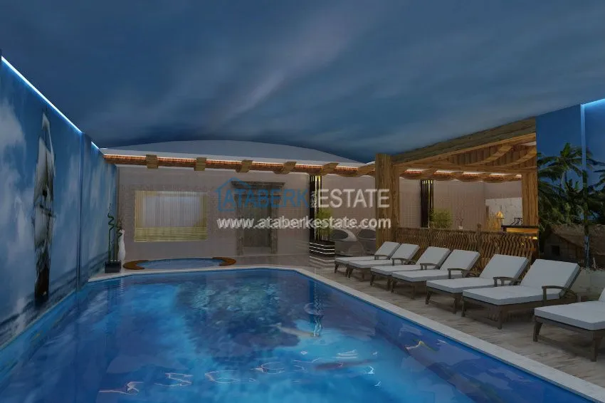  Прекрасный современный комплекс в Махмутларе с инфраструктурой отельного типа 12 