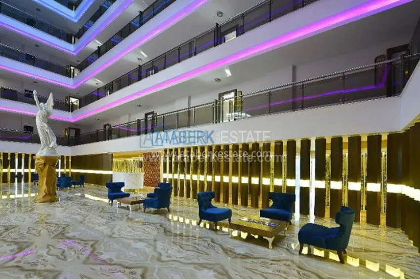 Апартаменты 2+1 в одном из лучших комплексов района Махмутлар. 15 