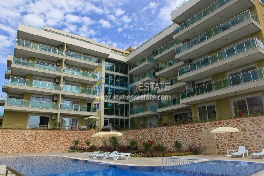Furnished 1+1 apartment in Kestel 15 