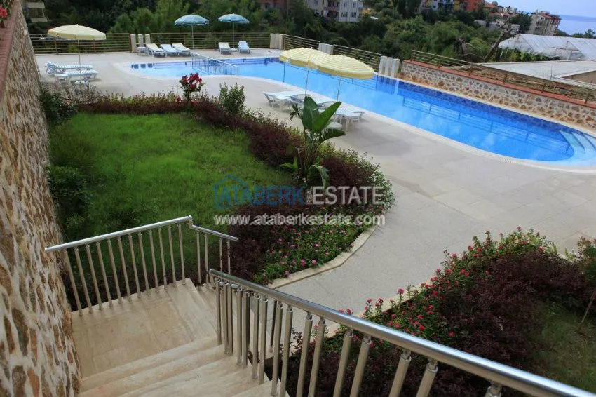 Furnished 1+1 apartment in Kestel 16 