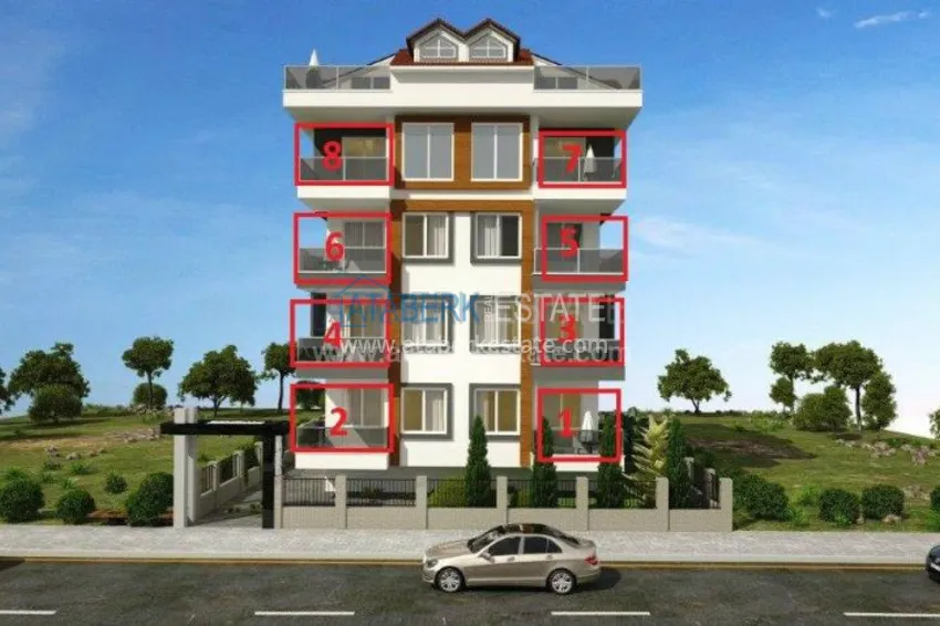 Последняя квартира- дублекс в комплексе крупного застройщика в самом центре Алании 11 