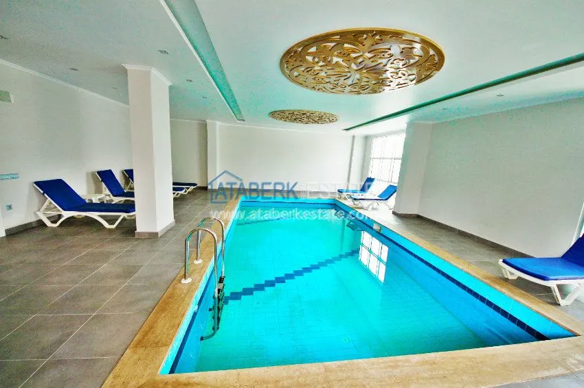 1+1 apartment in a comfortable complex on the first coastline 25 