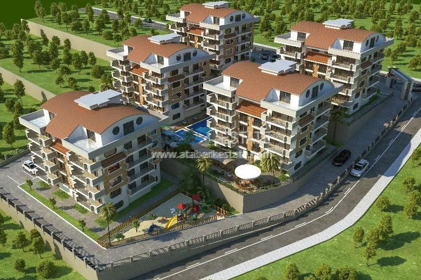 Большие квартиры с видом на всю Аланию напрямую от застройщика 1 