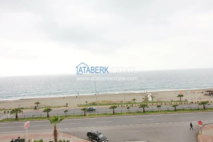 Меблированная 2+1 с прямым видом на море от собственника в 50м от пляжа 5 