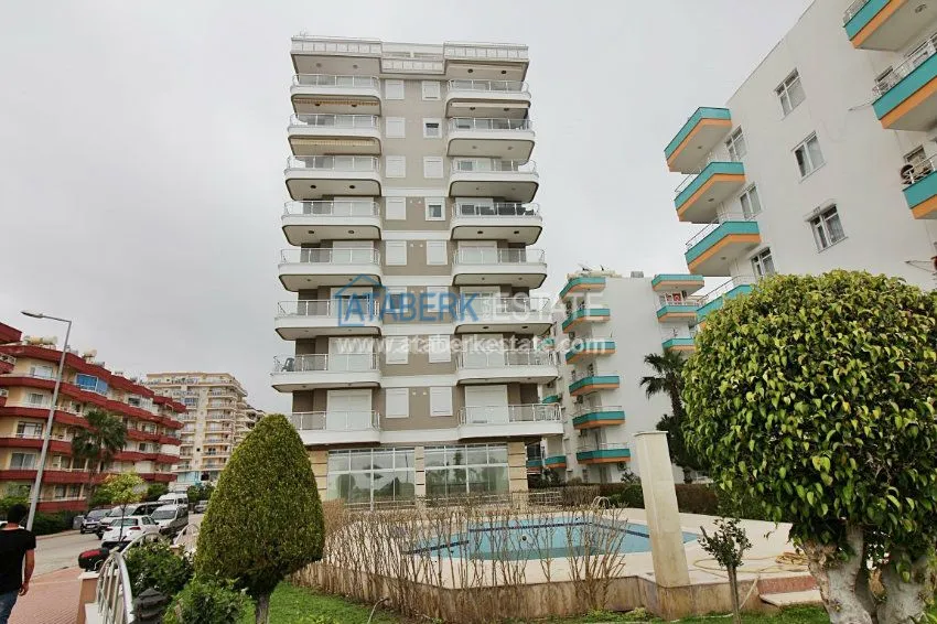 Меблированная 2+1 с прямым видом на море от собственника в 50м от пляжа 1 