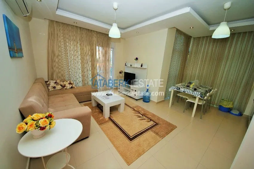 1+1 apartment in a modern complex in Kestel 6 