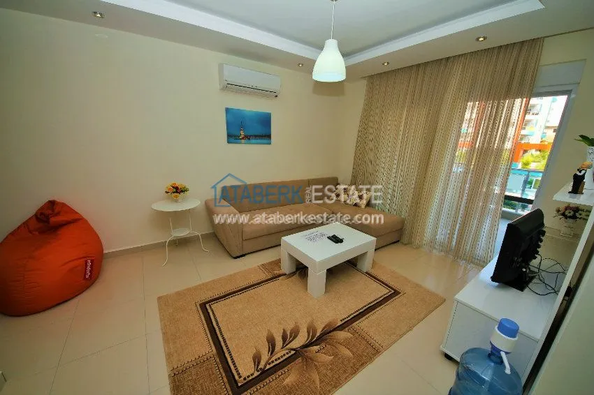 1+1 apartment in a modern complex in Kestel 10 