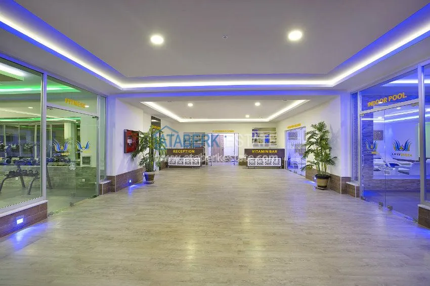 1+1 apartment in a modern complex in Kestel 18 