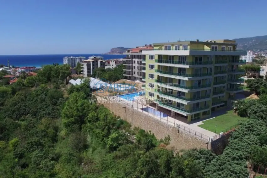 Furnished 1+1 apartment in Kestel 19 