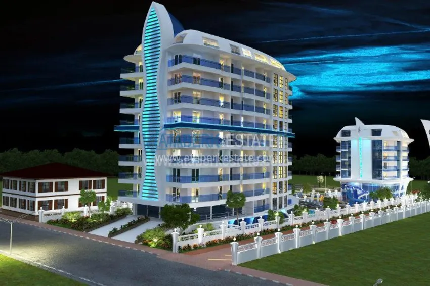 Complex in the heart of Alanya with infrastructure from a famous architect 12