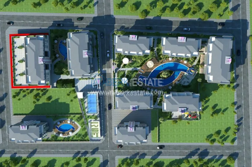Complex with a large territory and infrastructure, located 200 meters from the sea 15 