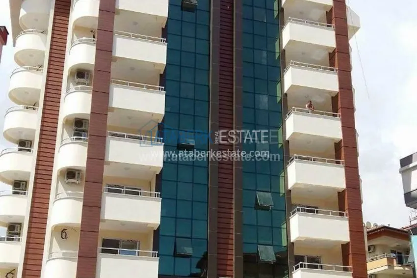 Апартаменты 1+1 в новом комплексе в центре Алании. 10 