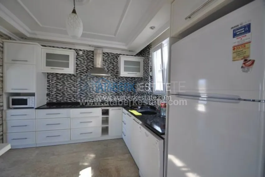 Квартира с видом на море, горы и крепость Алании 3 