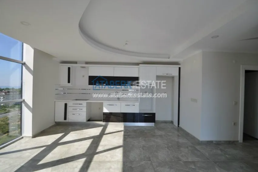 Квартира с видом на море, горы и крепость Алании 46 