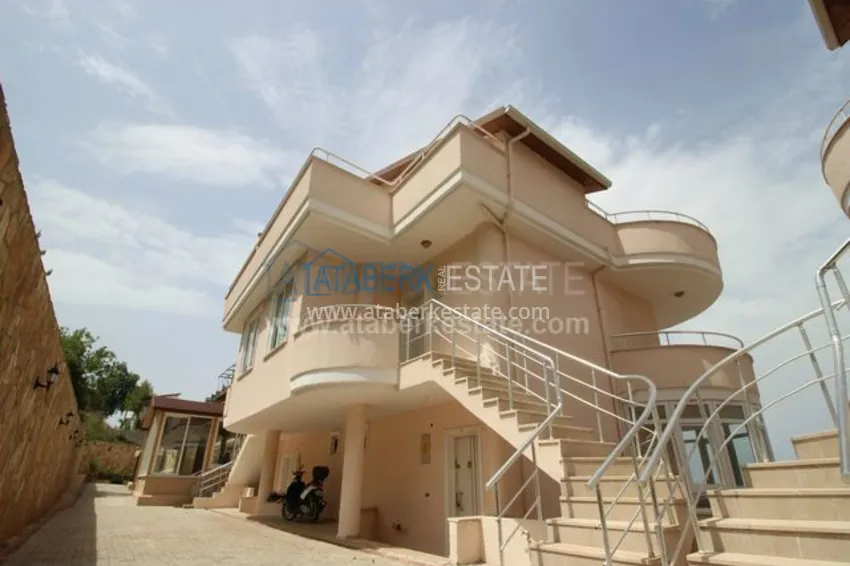 Вилла близнец 2+1 в Каргыджак с потрясающим панорамным видом на море 5 