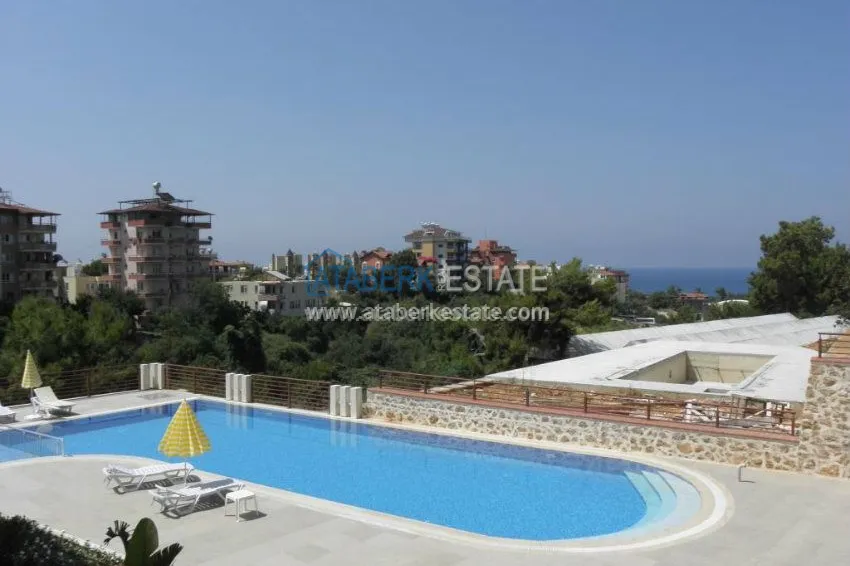 Furnished 1+1 apartment in Kestel 20 