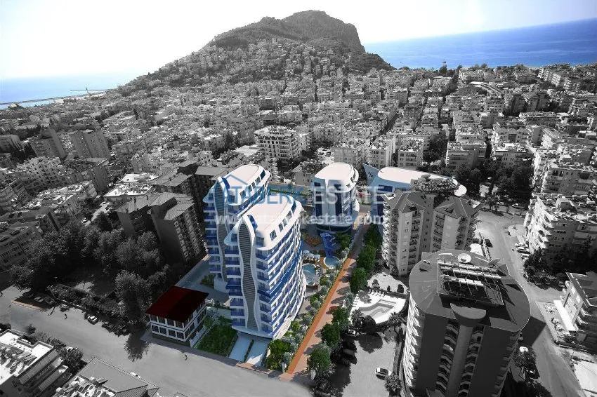 Complex in the heart of Alanya with infrastructure from a famous architect 18
